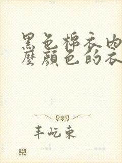 黑色棉衣内搭什么颜色的衣服好看