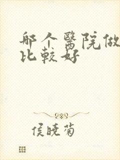 哪个医院做丰胸比较好