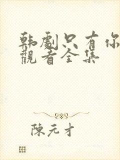 韩剧只有你在线观看全集