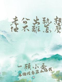 老公出轨想离婚他不离怎么办