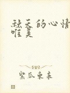 秋天的心情短句唯美