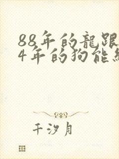 88年的龙跟94年的狗能结婚吗