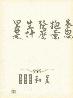 男生发抱拳表情是什么意思