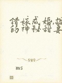 错嫁成婚,总裁的神秘甜妻