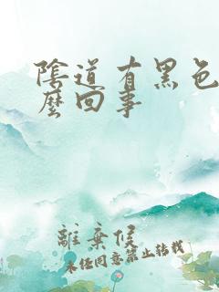 阴道有黑色血怎么回事