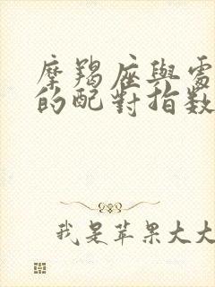 摩羯座与处女座的配对指数