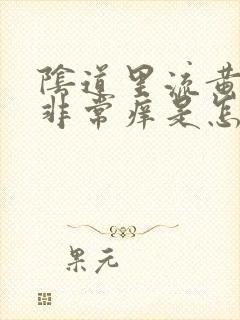 阴道里流黄水水非常痒是怎么回事?