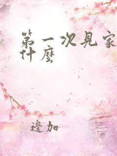 第一次见家长送什么