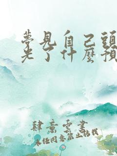 梦见自己头发掉光了什么预兆