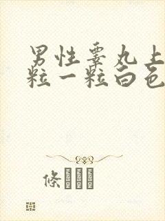 男性睾丸上长一粒一粒白色颗粒是什么原因