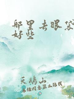 哪里去眼袋做的好些