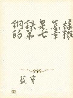 钢铁是怎样炼成的第七章概括100字左右