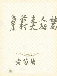 枭爷夫人她来自农村大结局