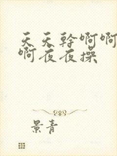 天天干啊啊啊啊啊夜夜操