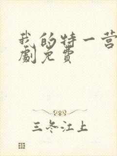 我的特一营电视剧免费