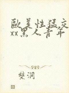 欧美性猛交xxxx黑人青年