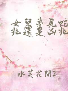 女儿梦见蛇是吉兆还是凶兆