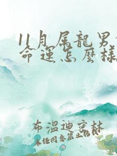 11月属龙男的命运怎么样呢