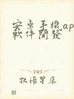 安卓手机app软件开发