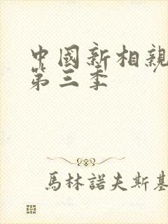 中国新相亲大会第三季