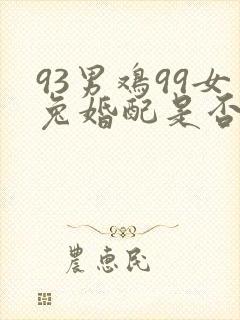 93男鸡99女兔婚配是否合适