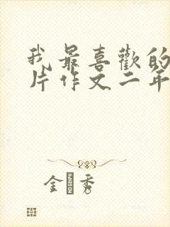 我最喜欢的动画片作文二年级西游记