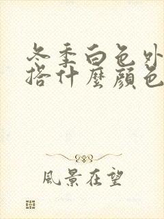 冬季白色外套内搭什么颜色好看