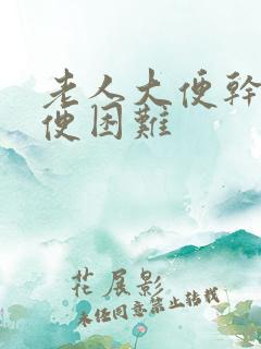 老人大便干硬排便困难