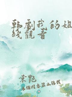 韩剧我的姐姐在线观看