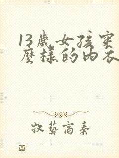 13岁女孩穿什么样的内衣好