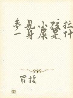 梦见小孩拉自己一身屎是什么预兆