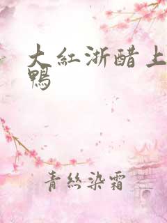 大红浙醋上色烤鸭