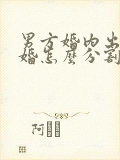 男方婚内出轨离婚怎么分割财产