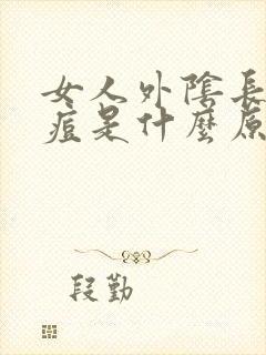 女人外阴长小痘痘是什么原因