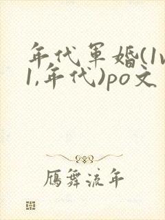 年代军婚(1v1,年代)po文