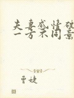 夫妻感情破裂,一方不同意离婚怎么办