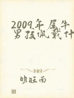 2009年属牛男孩佩戴什么好
