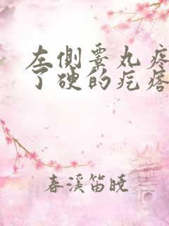 左侧睾丸疼痛生了硬的疙瘩