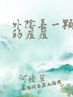 外阴长一颗硬硬的痘痘