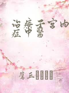 治疗子宫内腺肌症中医