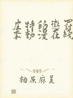 皮特的惩罚第一季动漫在线看全集免费