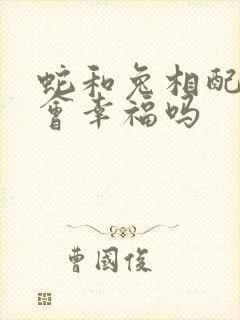 蛇和兔相配婚姻会幸福吗