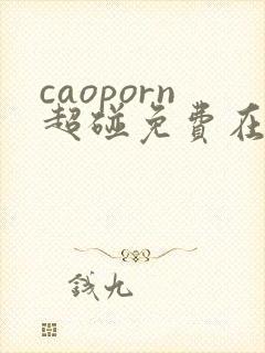 caoporn超碰免费在线