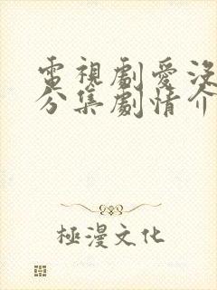 电视剧爱没有错分集剧情介绍