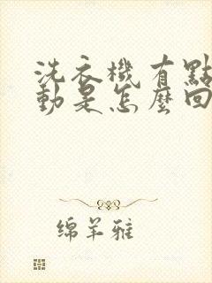 洗衣机有点转不动是怎么回事