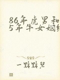 86年虎男和85年牛女姻缘