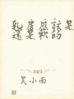 乳房应该是硬的还是软的