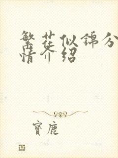 繁花似锦分集剧情介绍