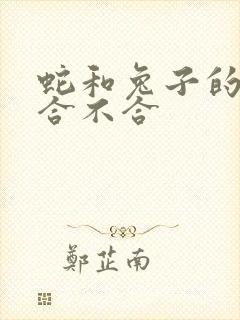 蛇和兔子的属相合不合