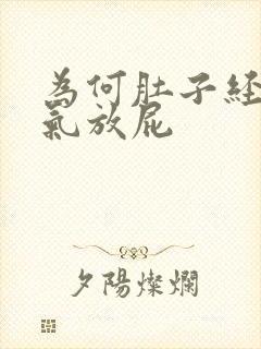 为何肚子经常胀气放屁